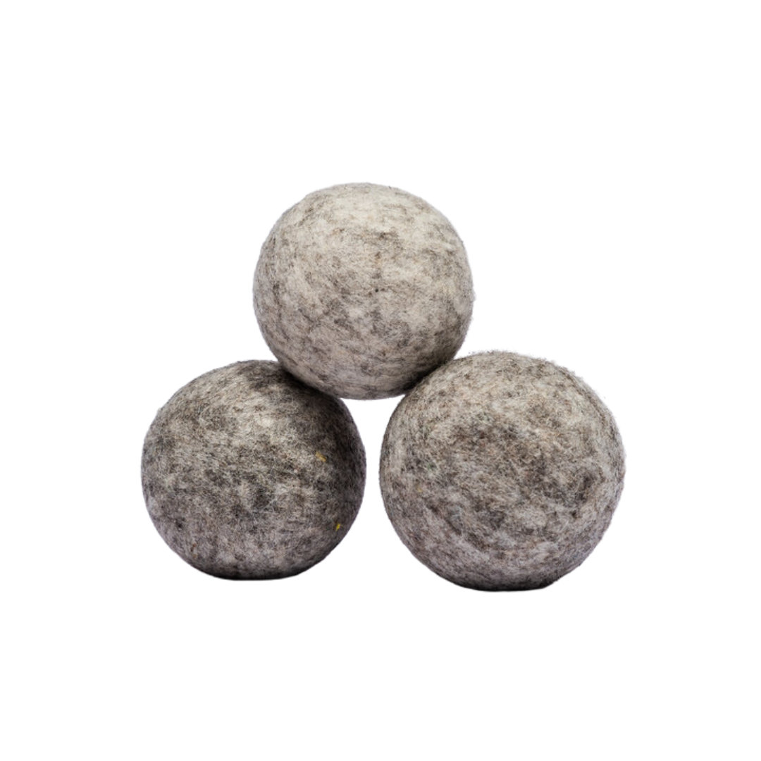 Reusable Wool Dryer Balls by Nurtured Sew Naturally (3 pack)