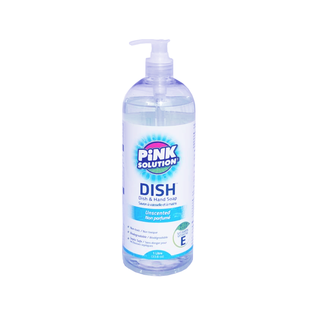 Pink Solution Natural Dish and Hand Soap (1L)